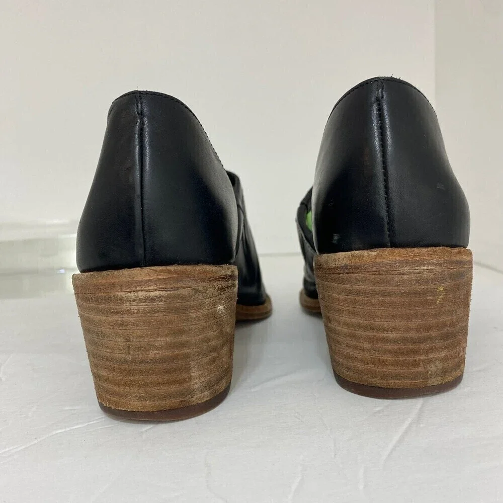 Madewell Women's The Brady Lowcut Ankle Booties Black Leather Size 7.5